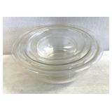 Glass mixing bowls