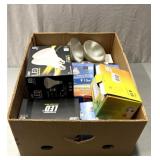 Box full of light bulbs