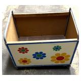 Vintage toy box missing one wheel