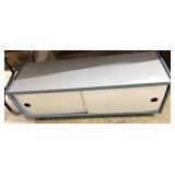 Bench with storage under