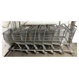 6 shopping carts