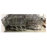 6 shopping carts