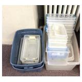 Totes and containers no lids