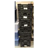 7 plastic crates