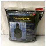 Size large rain jacket