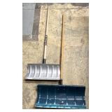 2 snow shovels