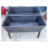2 Raised Plant beds