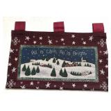 25 inch Christmas themed wall hanging