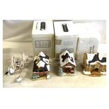 M.J. Hummel Christmas village.