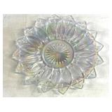 Vintage Federal Glass Clear/Iridescent/Rainbow