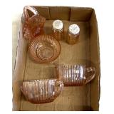 Pink depression, glass