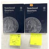 Two books of 59 state quarters