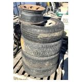 (4) 265/70R17 tires and rims