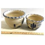 9 inch/7.25 inch SW themed ceramic bowls