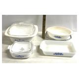 Fire king and corning ware bakeware