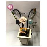 Planter base holder/solar lights/decor