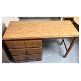 Wooden kids desk