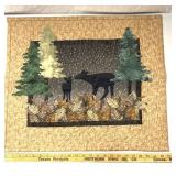 Deer themed wall hanger