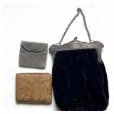 Vintage ladies handbag coin purse/wallet