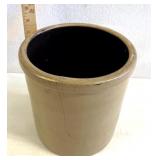 Minnesota stoneware crock with cracks