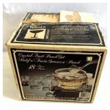 Crystal fruit punch set