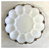 Deviled eggs, serving tray