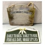 fishermanï¿½s prayer/signage.