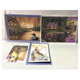 Nature themed jigsaw puzzles.