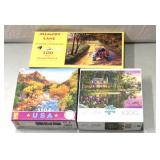 Nature themed jigsaw puzzles.