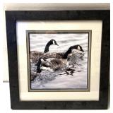 Geese in the snow by Jeff Tisl