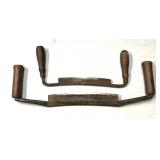 2 vintage draw knives