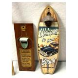 Vintage signage/bottle openers
