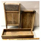 Vintage wooden collectibles