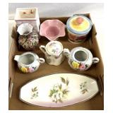 Vintage colorful glassware, partial sets