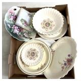 Floral patterned partial dishwasher sets