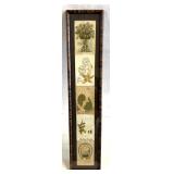 Vintage greeting cards with holder