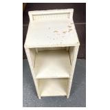 Primitive stand with shelves