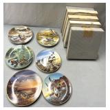 Duck themed collectible plates