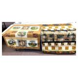 Animal themed through blankets