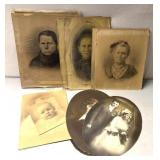 Vintage photos and frames