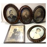 Vintage photos and frames