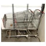 2 shopping carts