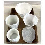 Milk glassware serviceware