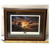 Terry Redland combine flushing up pheasants on