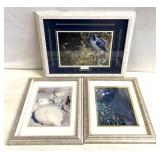 3 Bird prints/morning light by Michael Stedfum