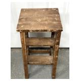 Antique wooden stepstool/stand