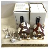 M.J. Hummel Christmas village.