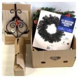 Christmas wreaths and hangers