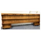 109 inch retro wall hanging shelves