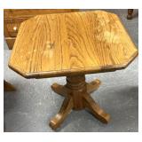 Wooden plant stand some water stains